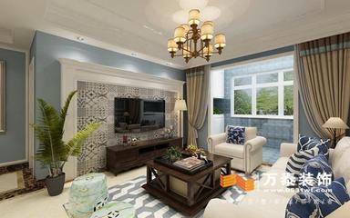 济南东城逸家138平方美式风格家庭装修设计案例