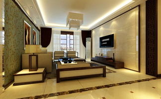 中式风格三居室145平米4.5万 天鸿万象新天装修案例 济南房天下家居装修网