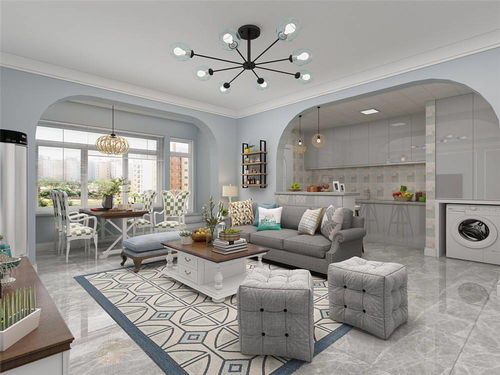 60平小户型装饰带露台，设计效果让人惊艳，堪比小别墅了——济南家庭装修的智慧