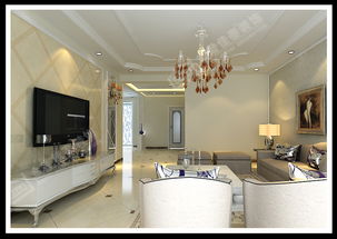 欧美风情三居室153平米3.3万 凯旋花园装修案例 济南房天下家居装修网